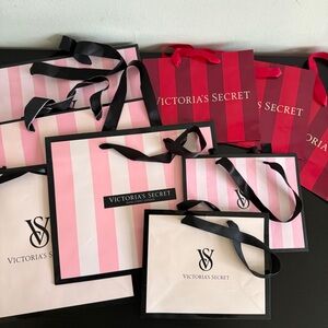 Victoria's Secret bunch of shopping gift Bags various sizes